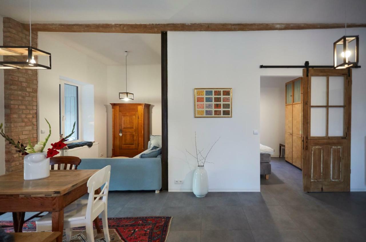Obere Mühle - Scheunenwohnung mitten im Grünen Baunach Exterior foto