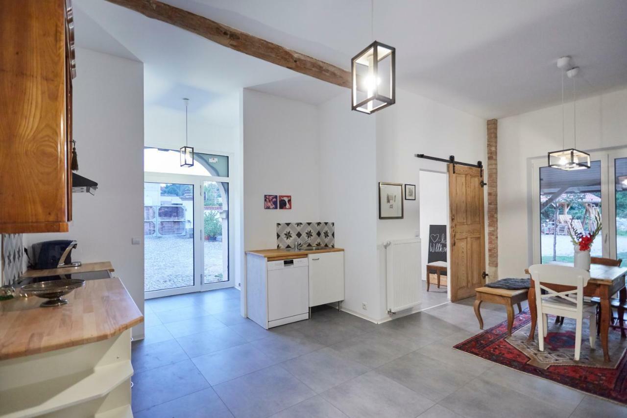 Obere Mühle - Scheunenwohnung mitten im Grünen Baunach Exterior foto